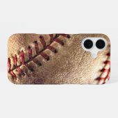 Baseball iPhone 16 Hoesje (Achterkant horizontaal)