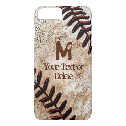 Baseball iPhone Kwesties Persoonlijke iPhone 7 Plu Case-Mate iPhone Case (Achterkant)