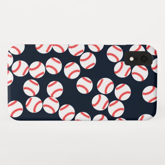 Baseball iPhone XR-Hoesjes Case-Mate iPhone Case (Achterkant (horizontaal))
