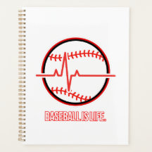 Baseball is Leven Hartslag Polsslag Grafisch