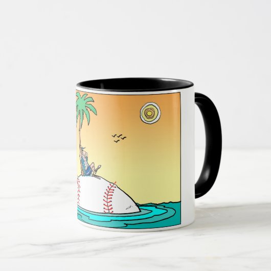 Baseball is Life Coffee-Mok Mok (Voorkant rechts)