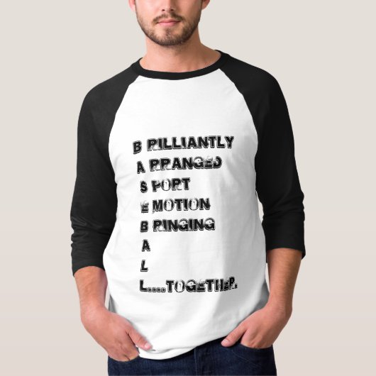 Baseball is Life T-shirt (Voorkant)