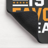 Baseball is mijn favoriete seizoen muismat (Hoek)