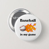 Baseball is mijn game Button (Voorkant /achterkant)