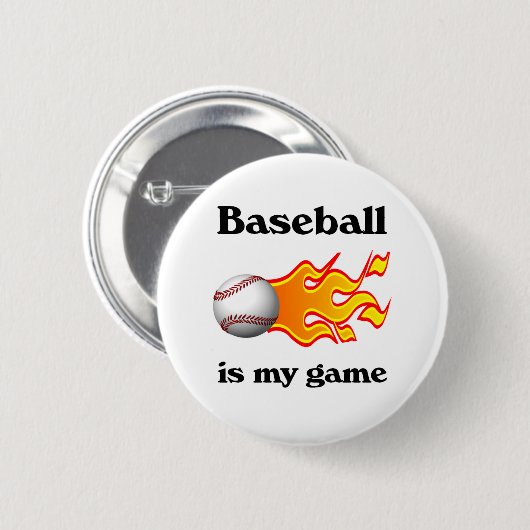 Baseball is mijn game Button (Voorkant /achterkant)