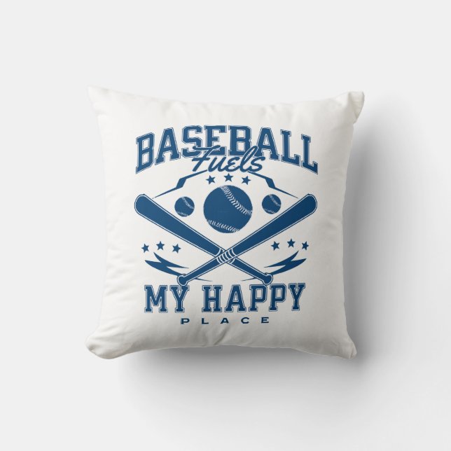 Baseball is mijn geluk kussen (Voorkant)