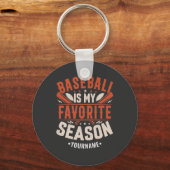 Baseball is my Favorite Season Sleutelhanger (Voorkant)