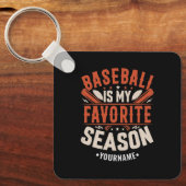 Baseball is my Favorite Season Sleutelhanger (Voorkant)