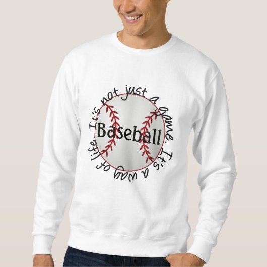 Baseball is niet alleen een spel trui (Voorkant)