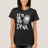 Baseball It's In My DNA Baseball Dad T-shirt (Voorkant)