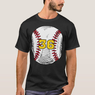Baseball Jersey Favoriete Lucky Number baseball-ap T-shirt