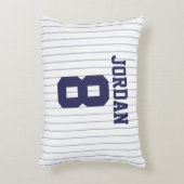 Baseball Jersey met aangepaste naam en nummer Accent Kussen (Voorkant(Verticaal))