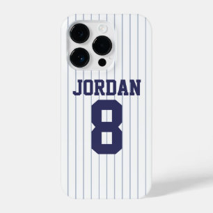 Baseball Jersey met aangepaste naam en nummer iPhone 14 Plus Hoesje