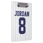 Baseball Jersey met aangepaste naam en nummer Klembord (Rechts)