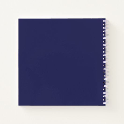 Baseball Jersey met aangepaste naam en nummer Notitieboek (Achterkant)