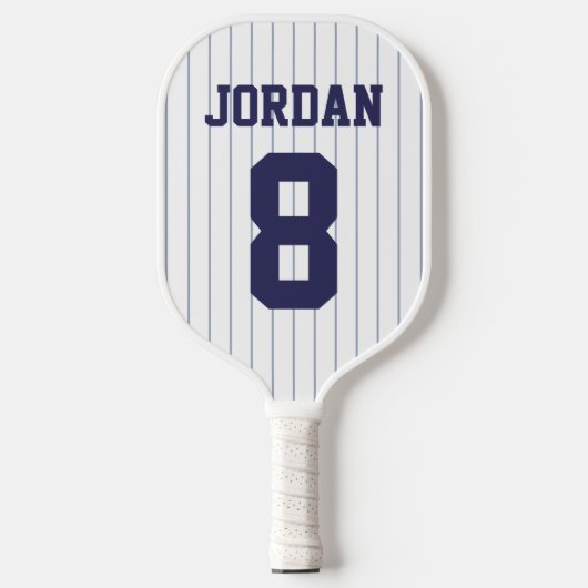 Baseball Jersey met aangepaste naam en nummer Pickleball Paddle (Voorkant)