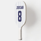 Baseball Jersey met aangepaste naam en nummer Pickleball Paddle (Links)