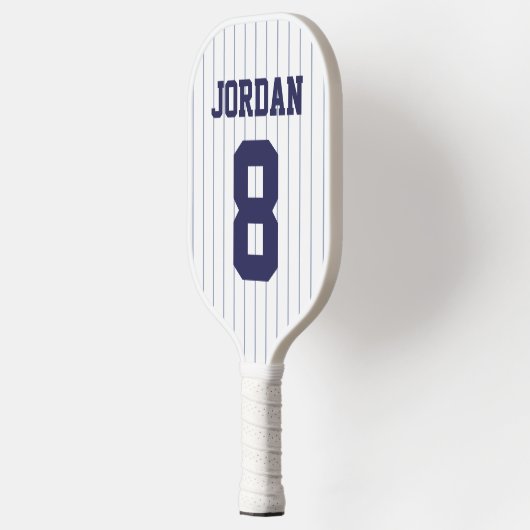 Baseball Jersey met aangepaste naam en nummer Pickleball Paddle (Links)