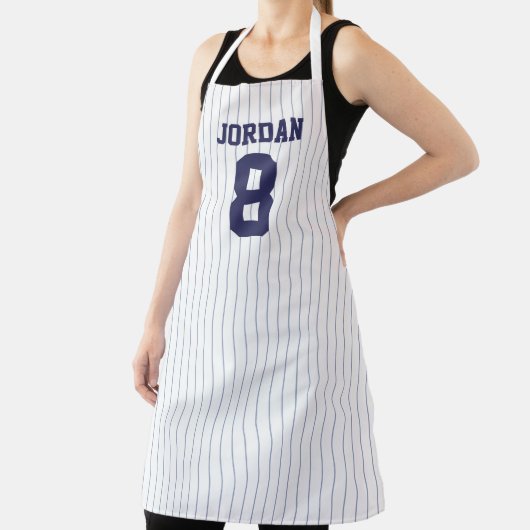 Baseball Jersey met aangepaste naam en nummer Schort (Insitu)