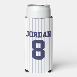 Baseball Jersey met aangepaste naam en nummer Seltzer Blikjeskoeler