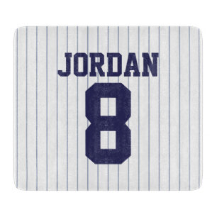 Baseball Jersey met aangepaste naam en nummer Snijplank