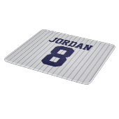 Baseball Jersey met aangepaste naam en nummer Snijplank (Hoek)