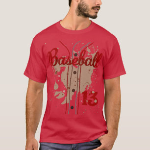 Baseball Jersey Nummer 13 Kinder Baseball Uniform T-shirt