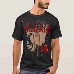 Baseball Jersey Nummer 13 Kinder Baseball Uniform T-shirt