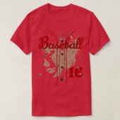 Baseball Jersey Nummer 16 Kinder Baseball Uniform  T-shirt (Design voorkant)