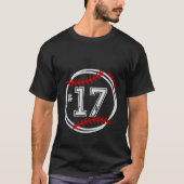 Baseball Jersey nummer # 17 Trendy Baseball Baseba T-shirt (Voorkant)