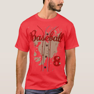 Baseball Jersey Nummer 8 Kinder Baseball Uniform D T-shirt