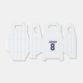 Baseball Jersey - Sportthema Birthday Party Bedankdoosjes (Uitgevouwen)