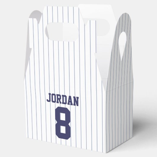 Baseball Jersey - Sportthema Birthday Party Bedankdoosjes (Geopend)