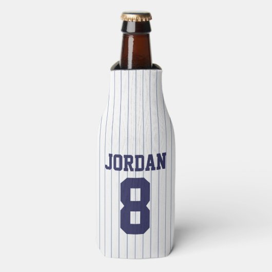 Baseball Jersey - Sportthema Birthday Party Flesjeskoeler (Fles Voorkant)