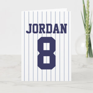 Baseball Jersey - Sportthema Birthday Party Kaart