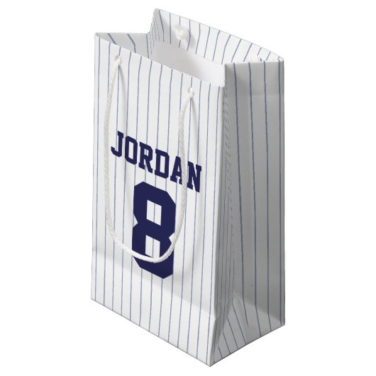 Baseball Jersey - Sportthema Birthday Party Klein Cadeauzakje (Voorkant Gekanteld)
