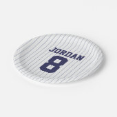 Baseball Jersey - Sportthema Birthday Party Papieren Bordje (Gekanteld)