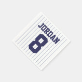 Baseball Jersey - Sportthema Birthday Party Servet (Hoek)