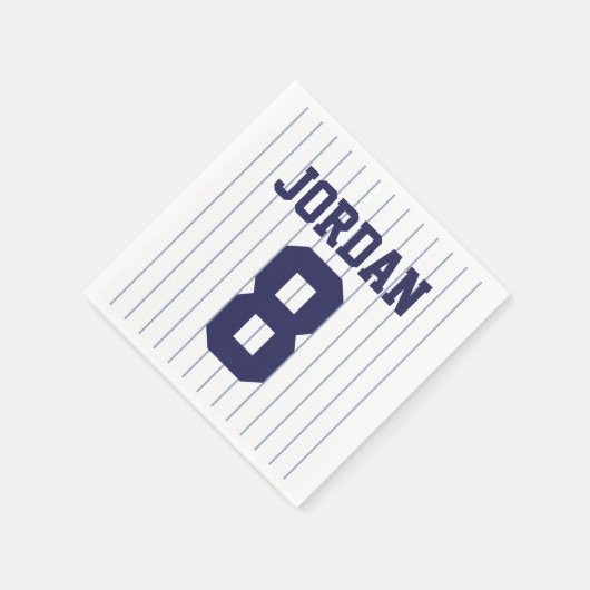 Baseball Jersey - Sportthema Birthday Party Servet (Hoek)