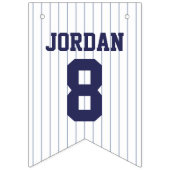 Baseball Jersey - Sportthema Birthday Party Vlaggetjes (Tweede vlag)