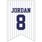 Baseball Jersey - Sportthema Birthday Party Vlaggetjes (Derde vlag)