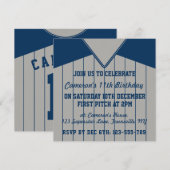 Baseball Jersey Thmet de grootste uitnodiging tot (Voorkant / Achterkant)