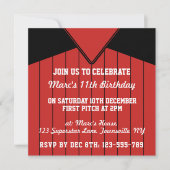 Baseball Jersey Thmet de grootste uitnodiging tot  (Voorkant)