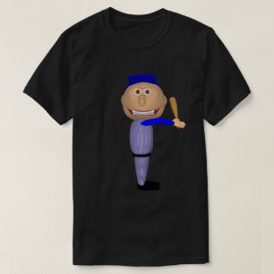 Baseball Johnny (Blauwe Batter) T-shirt