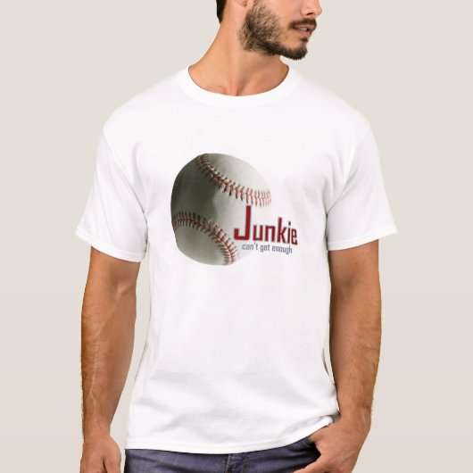 Baseball Junkie TShirt (Voorkant)