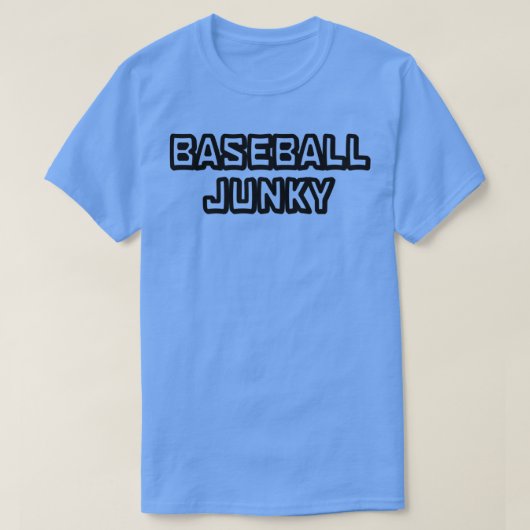 BASEBALL JUNKY T-SHIRT (Design voorkant)