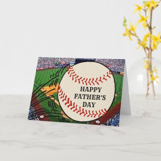 Baseball Kaart (Gele Bloem)