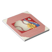 Baseball Kaart Bubblegum Wrapper Notitieblok (Schuin)