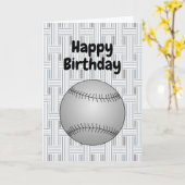 Baseball-kaart Kaart (Gele Bloem)