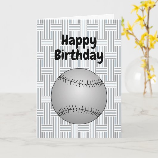 Baseball-kaart Kaart (Gele Bloem)